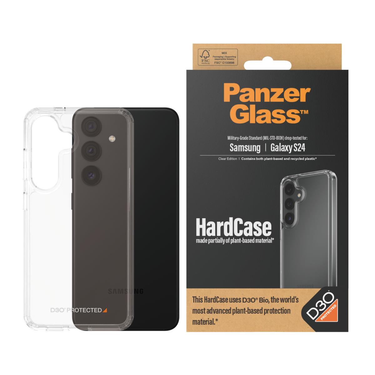 Hardcase With D3o Samsung Galaxy S24 / Transparent