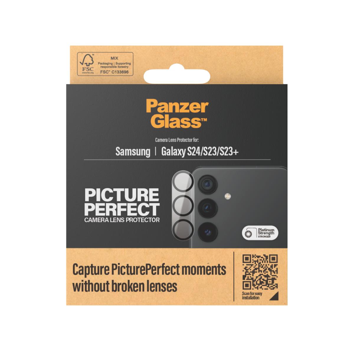 Pictureperfect Camera Lens Protector Samsung Galaxy S 24 Black