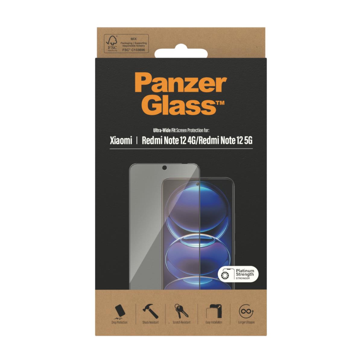 Screen Protector Xiaomi Redmi Note 12 5G Ultra-Wide Fit