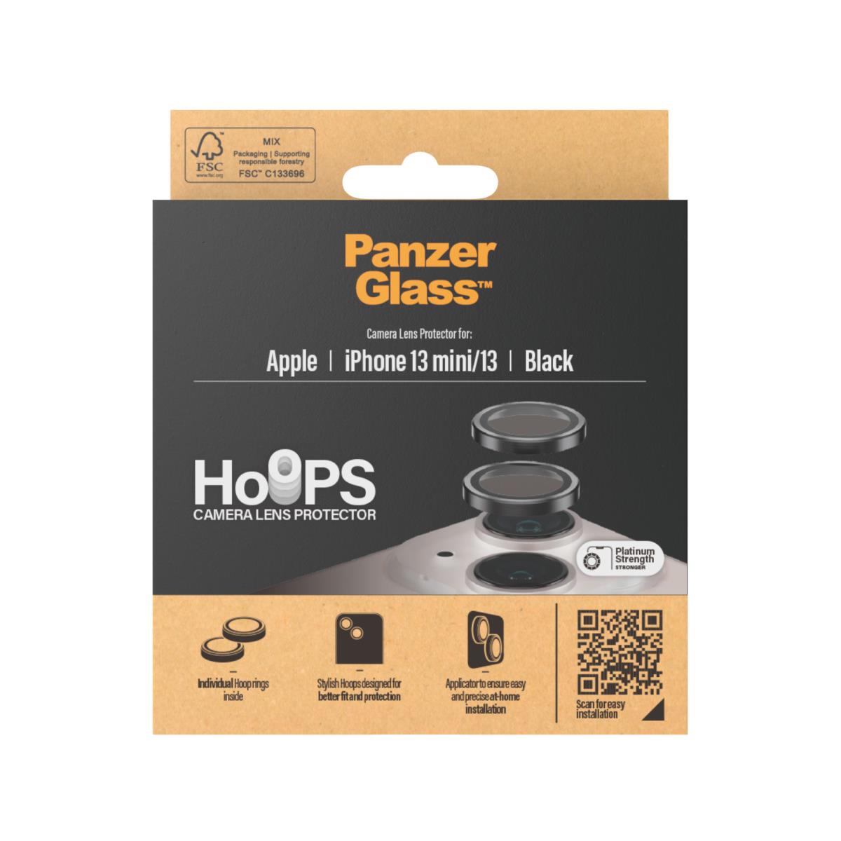 Camera Protector Rings iPhone13 Mini/13 Black