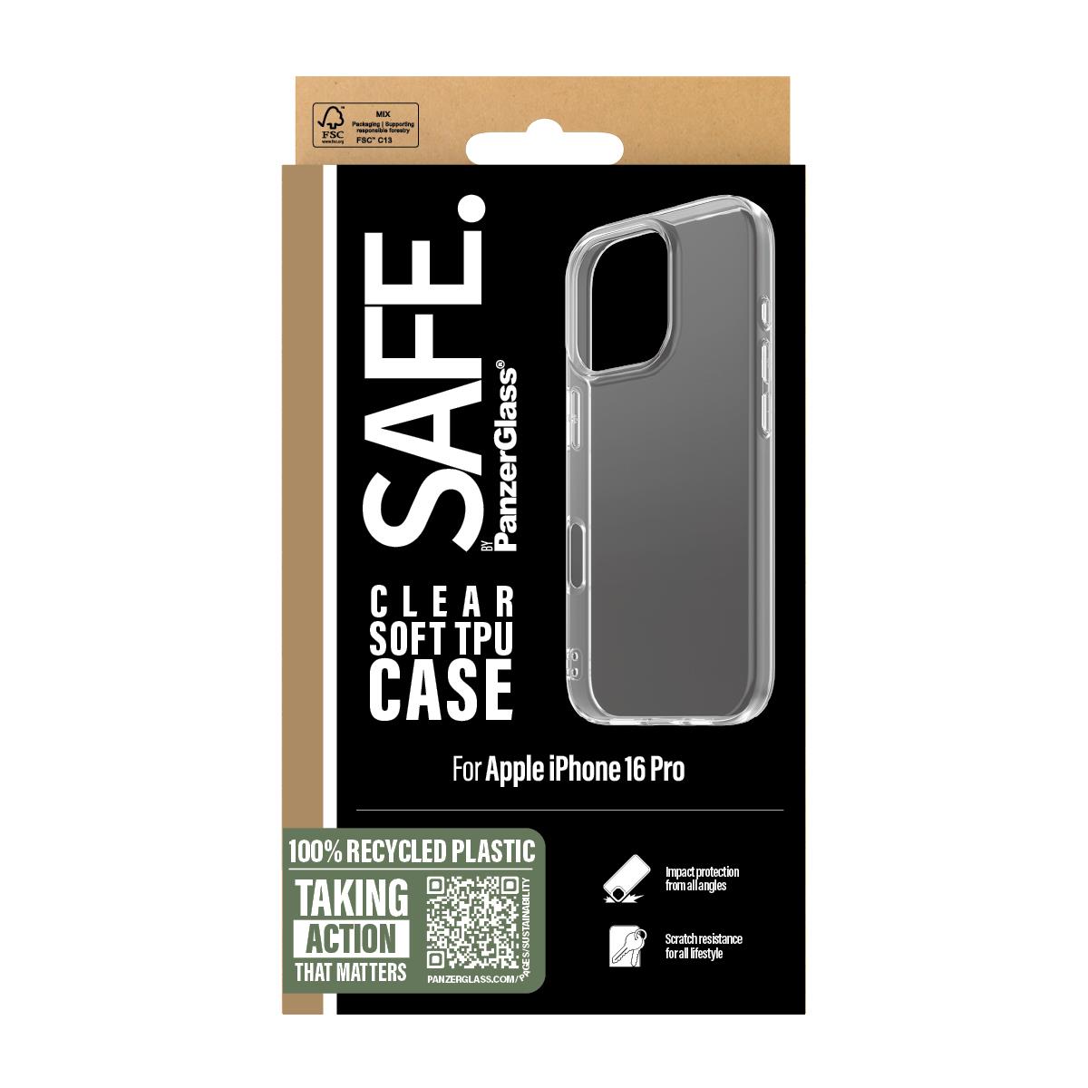 iPhone 16 6.3in Pro Transparant Case