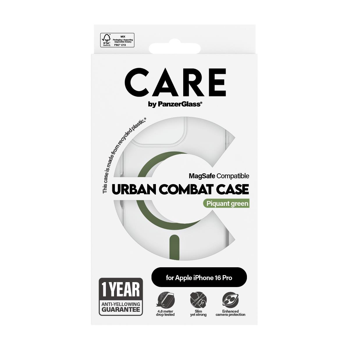 iPhone 16 6.3in Pro Case Flagship Green MagSafe