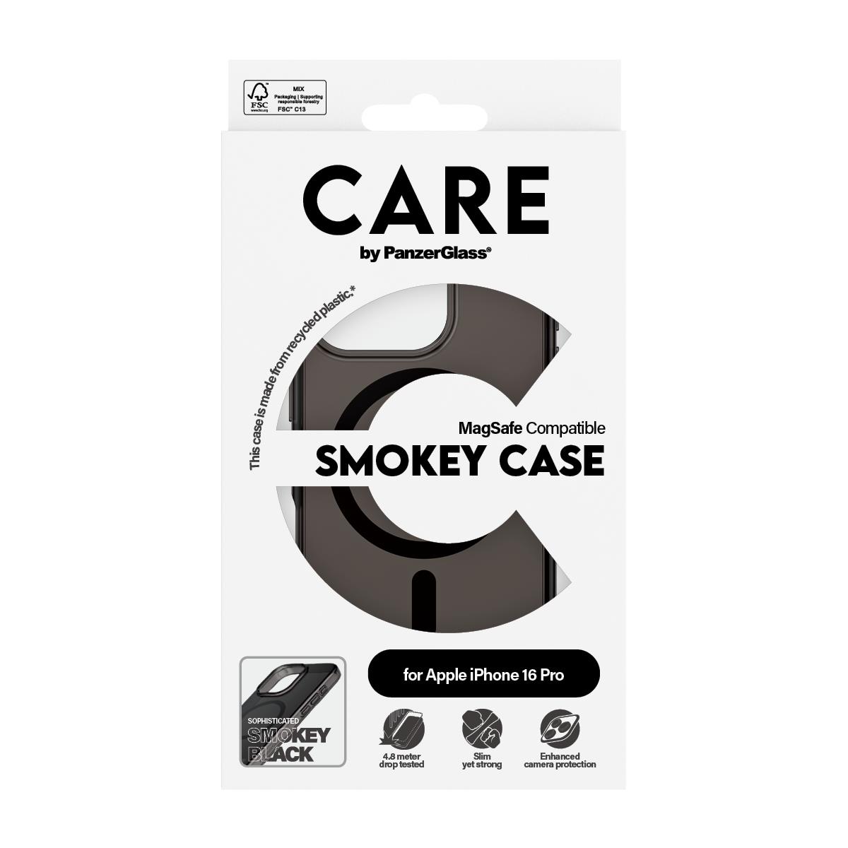 iPhone 16 6.3in Pro Case Flagship Smokey w. MagSafe