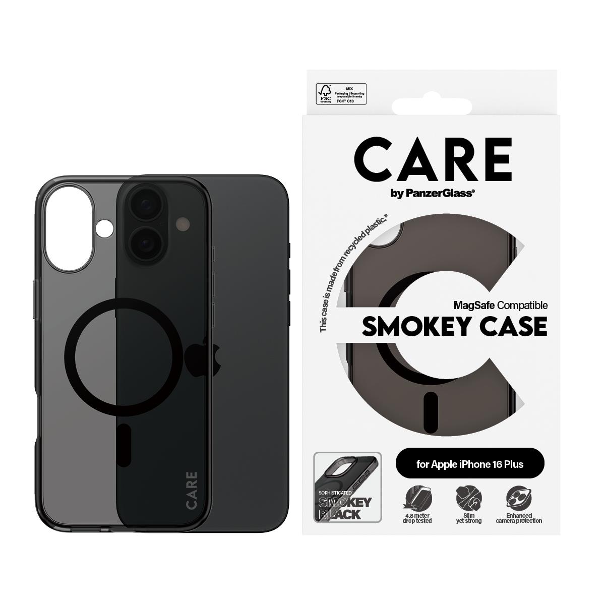 iPhone 16 6.7in Case Flagship Smokey w. MagSafe