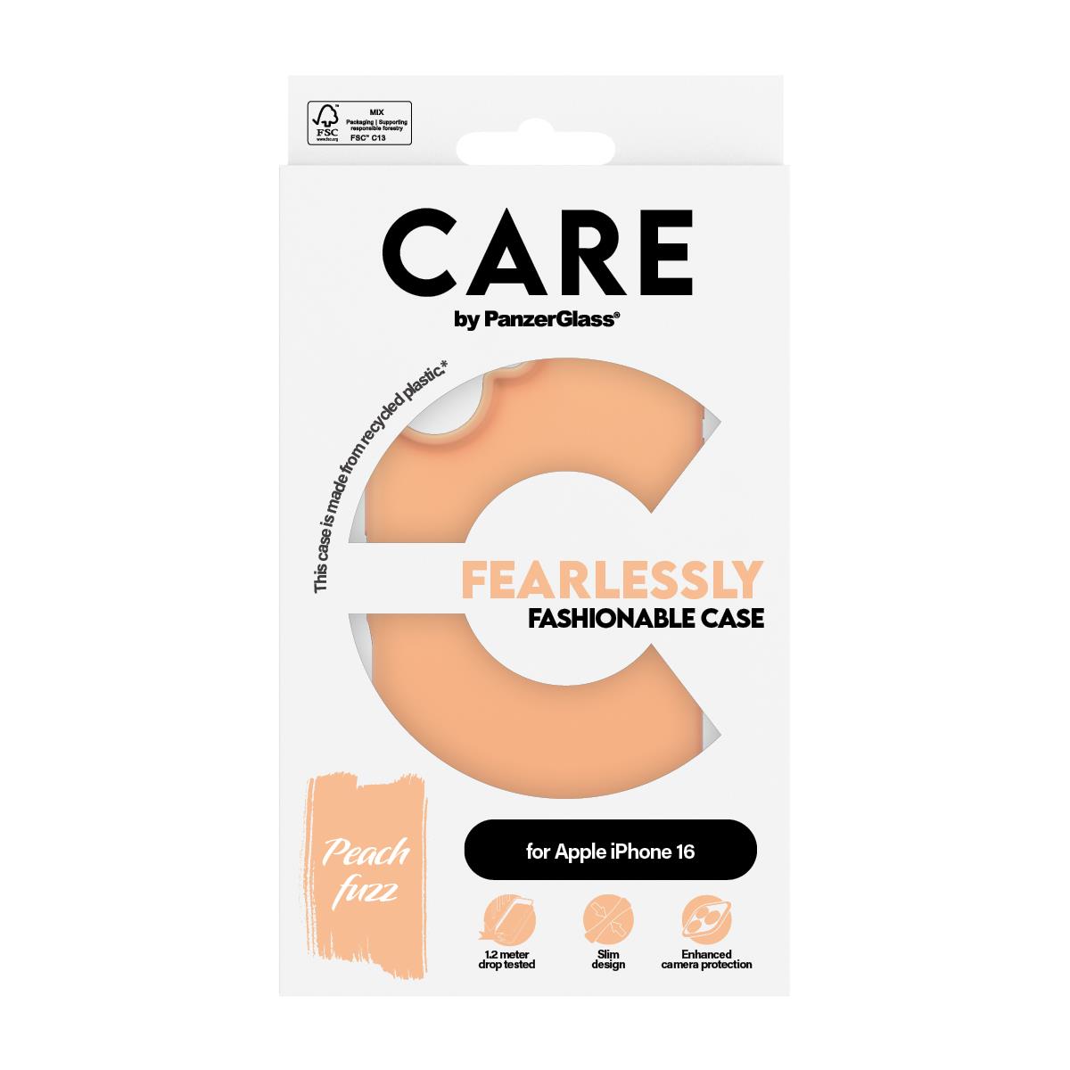 iPhone 16 6.1in Case Fashion Peachy