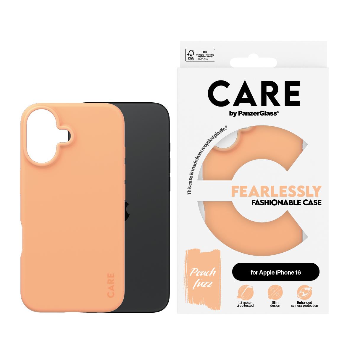 iPhone 16 6.1in Case Fashion Peachy