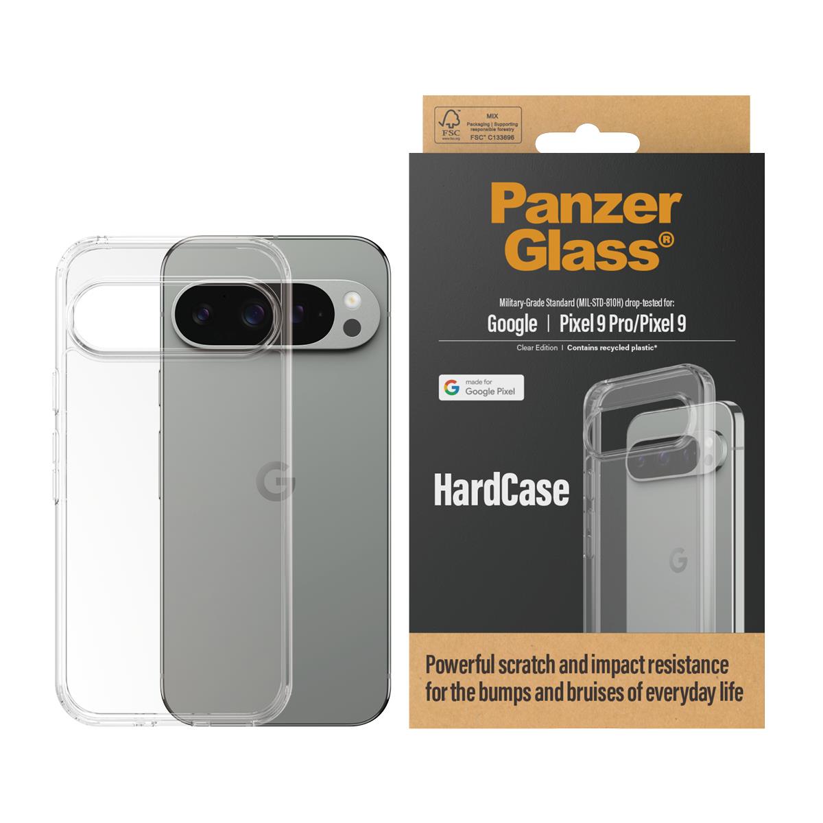 Google Pixel 9 and 9 Pro HardCase Transparent