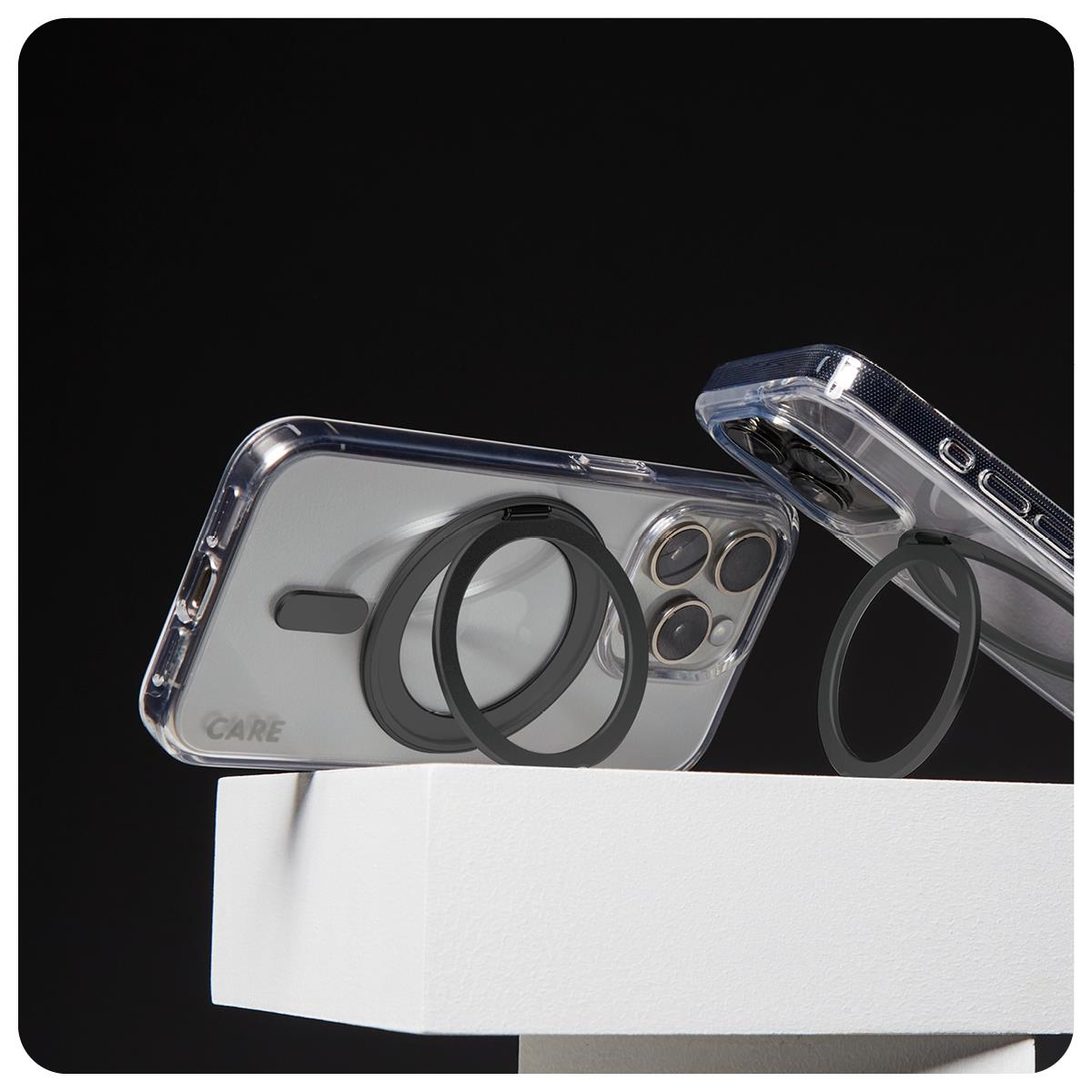 iPhone 16 6.7in Case Feature Black Kickstand/MagSafe