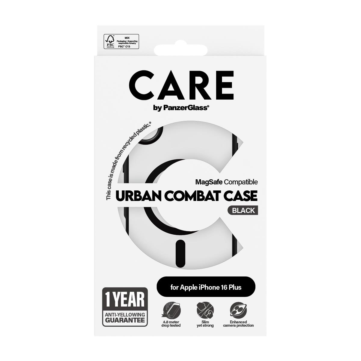 iPhone 16 6.7in Case Flagship Urban Combat Black MagSafe