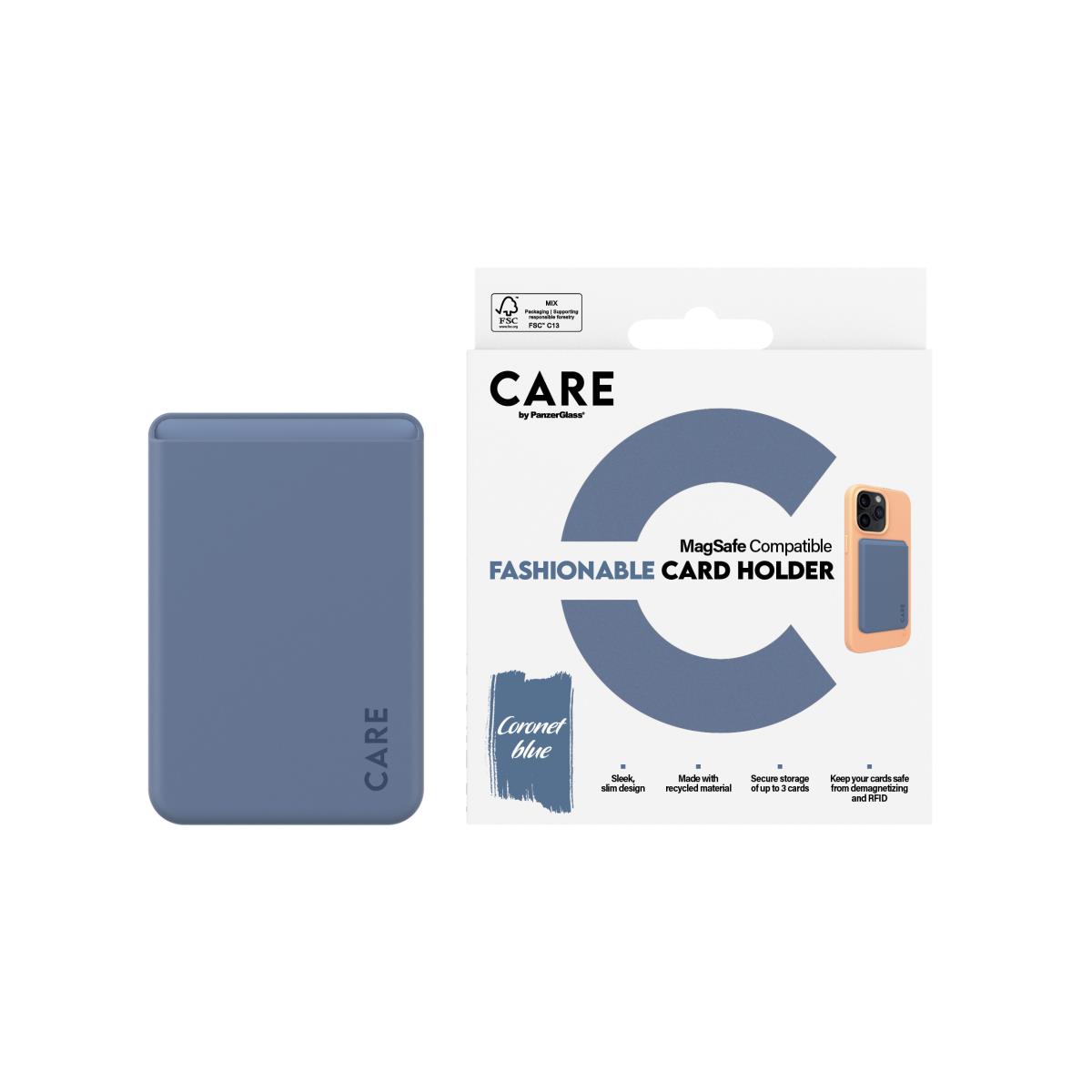 Fashionable Cardholder Blue For iPhone