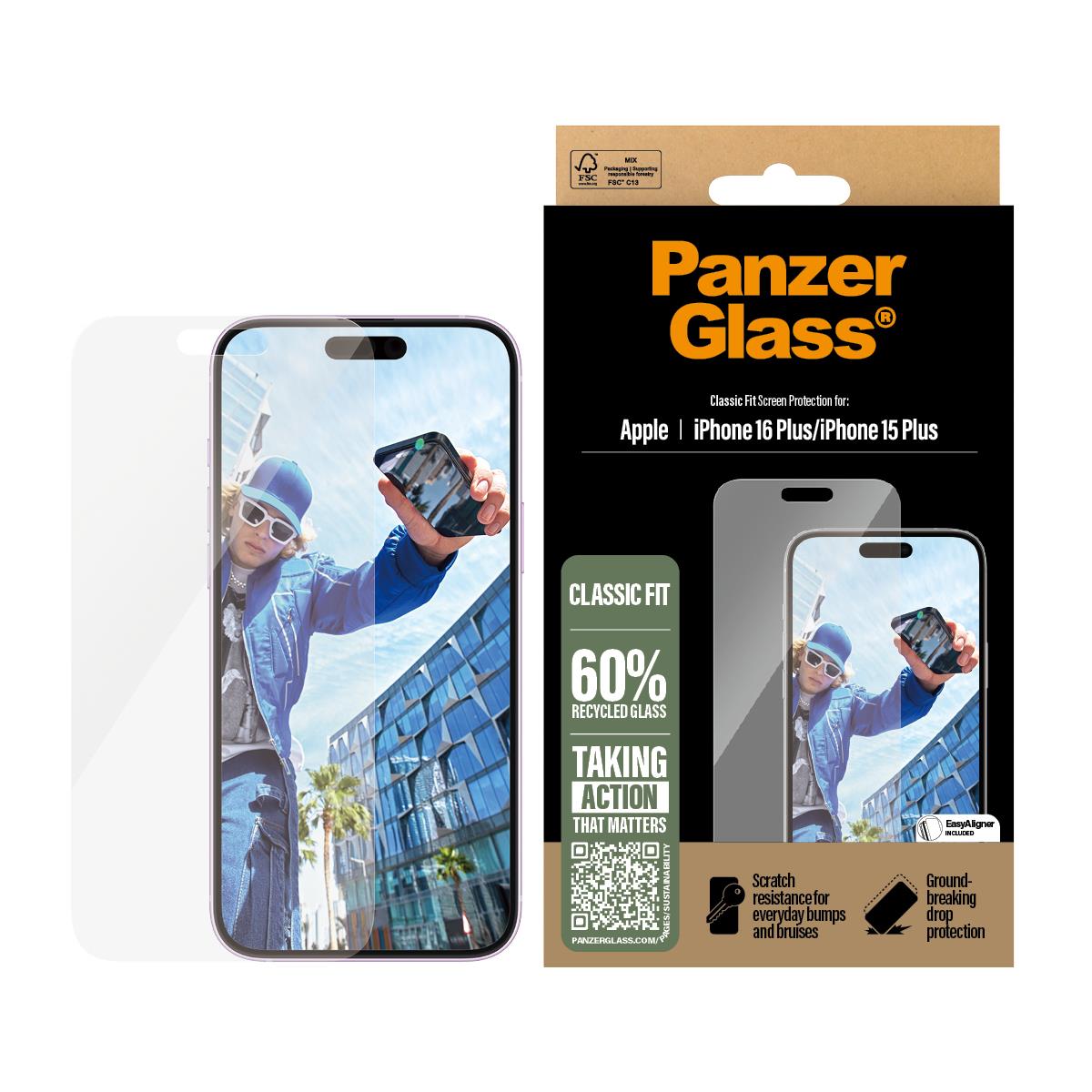 Screen Protector For iPhone 16 6.7in Classic Fit