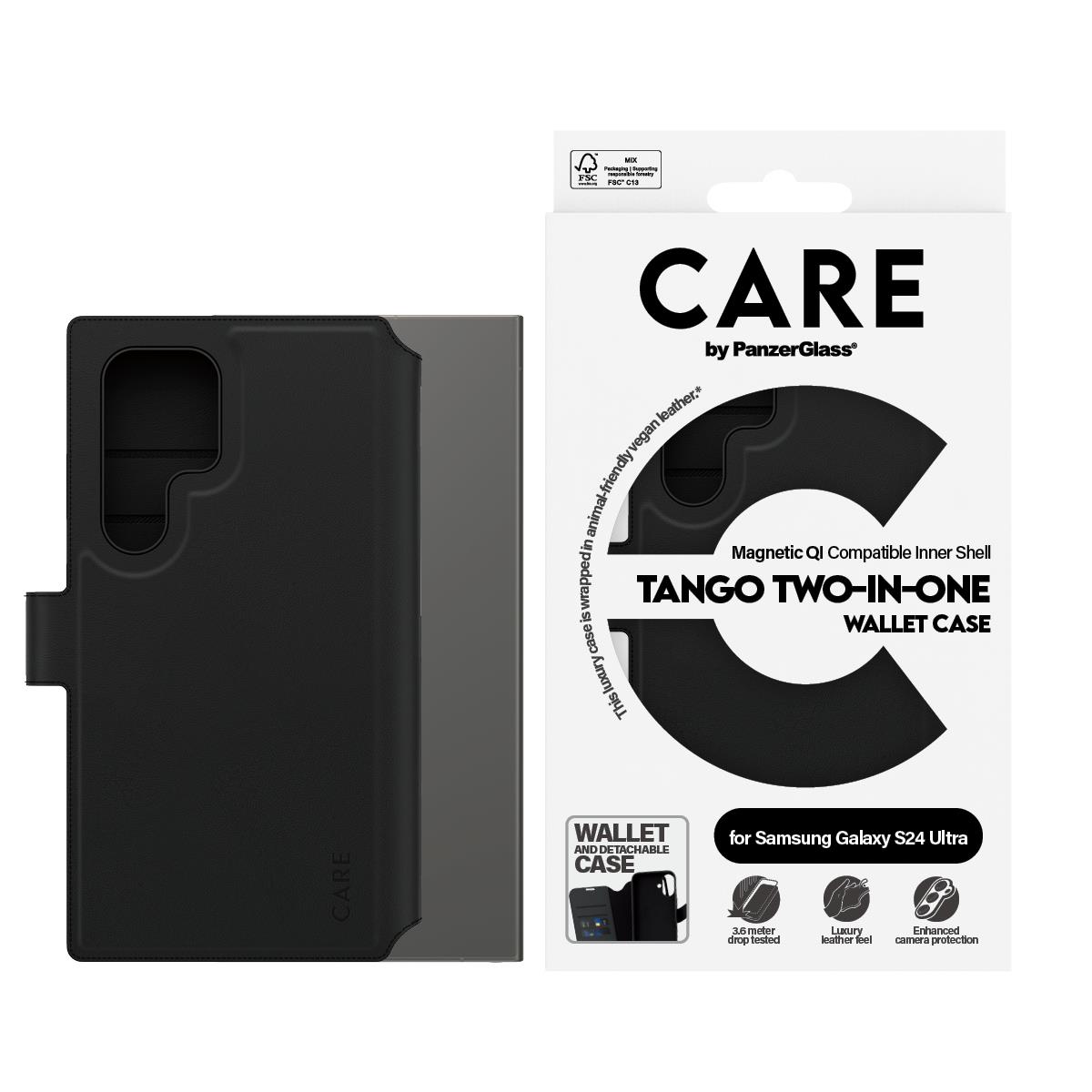 Feature Case Tango Two-in-One Wallet w. MagSafe Samsung S24 Ultra