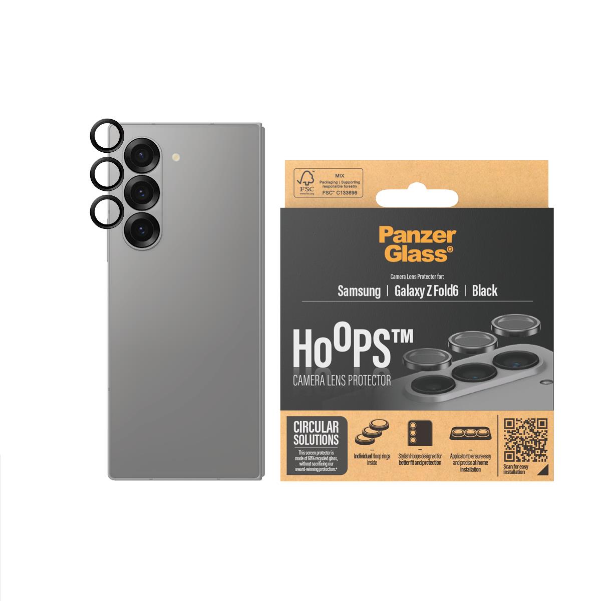 Camera Lens Protector - Hoop Optic Rings Samsung Galaxy Z Fold 6 - Samsung