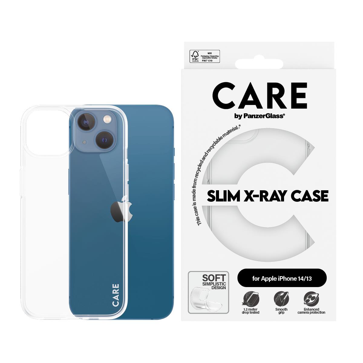 Fashionable Case Transparent X-ray Soft Basic iPhone 14/13