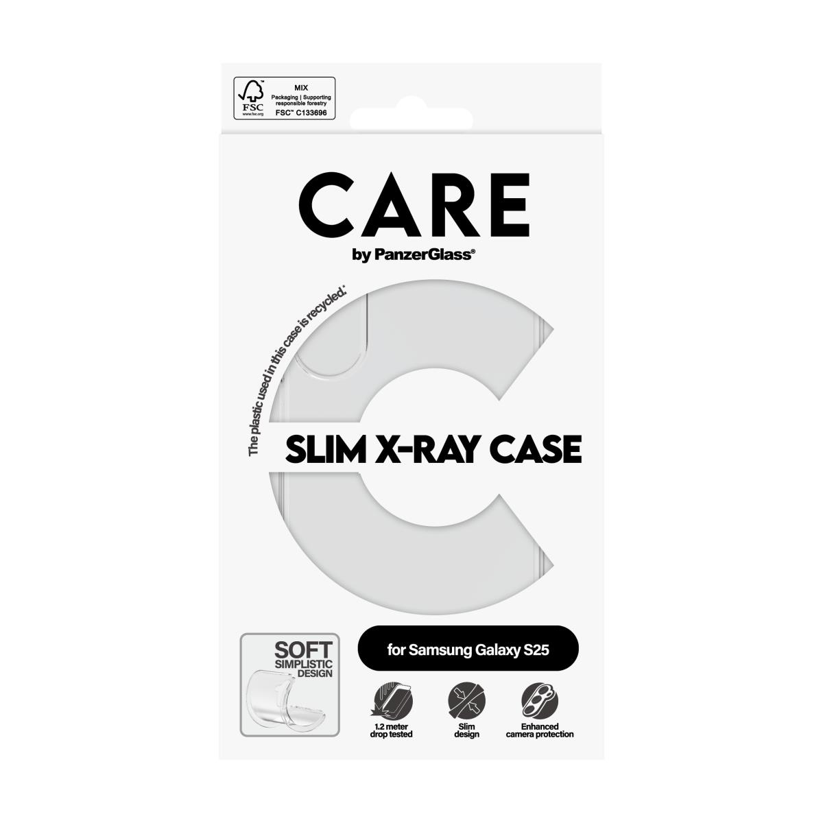 Fashionable Case Transparent X-ray Soft Basic Samsung S25
