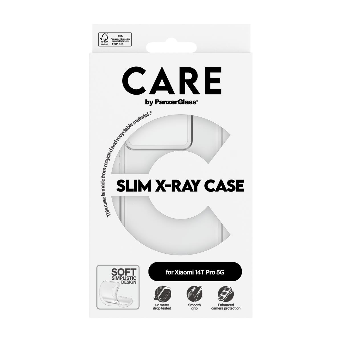 Fashionable Case Transparent X-ray Soft Basic Xiaomi 14t Pro 5g