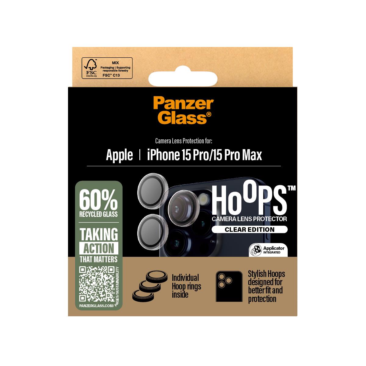 Hoops Transparant Lens Protector iPhone 15 Pro Max 15 Pro