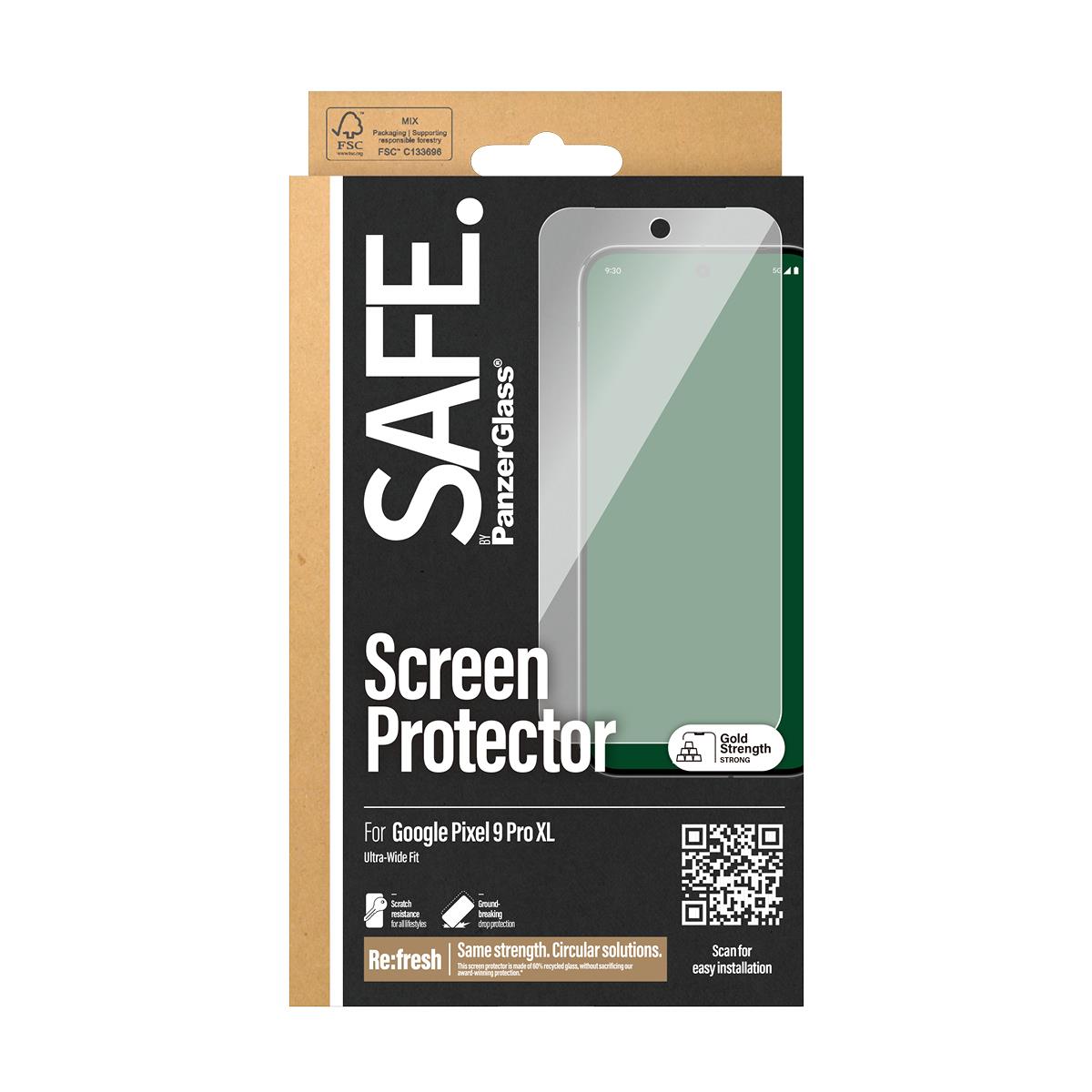 Screen Protector For Google Pixel 9 Pro Xl Ultra-wide Fit