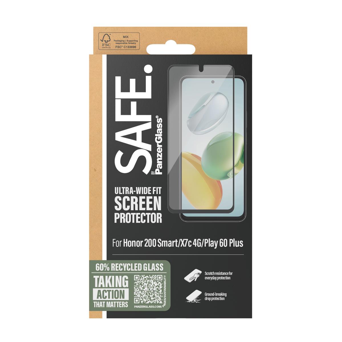 Screen Protector for Honor 200 Smart Ultra-Wide Fit