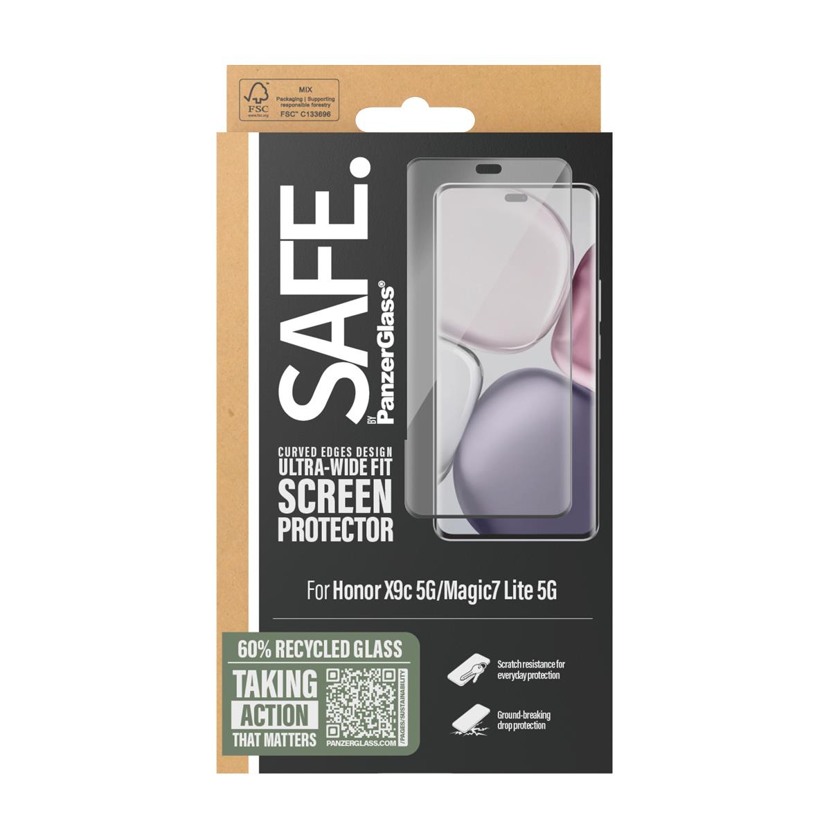 Screen Protector For Honor X9c 5G Ultra-Wide Fit