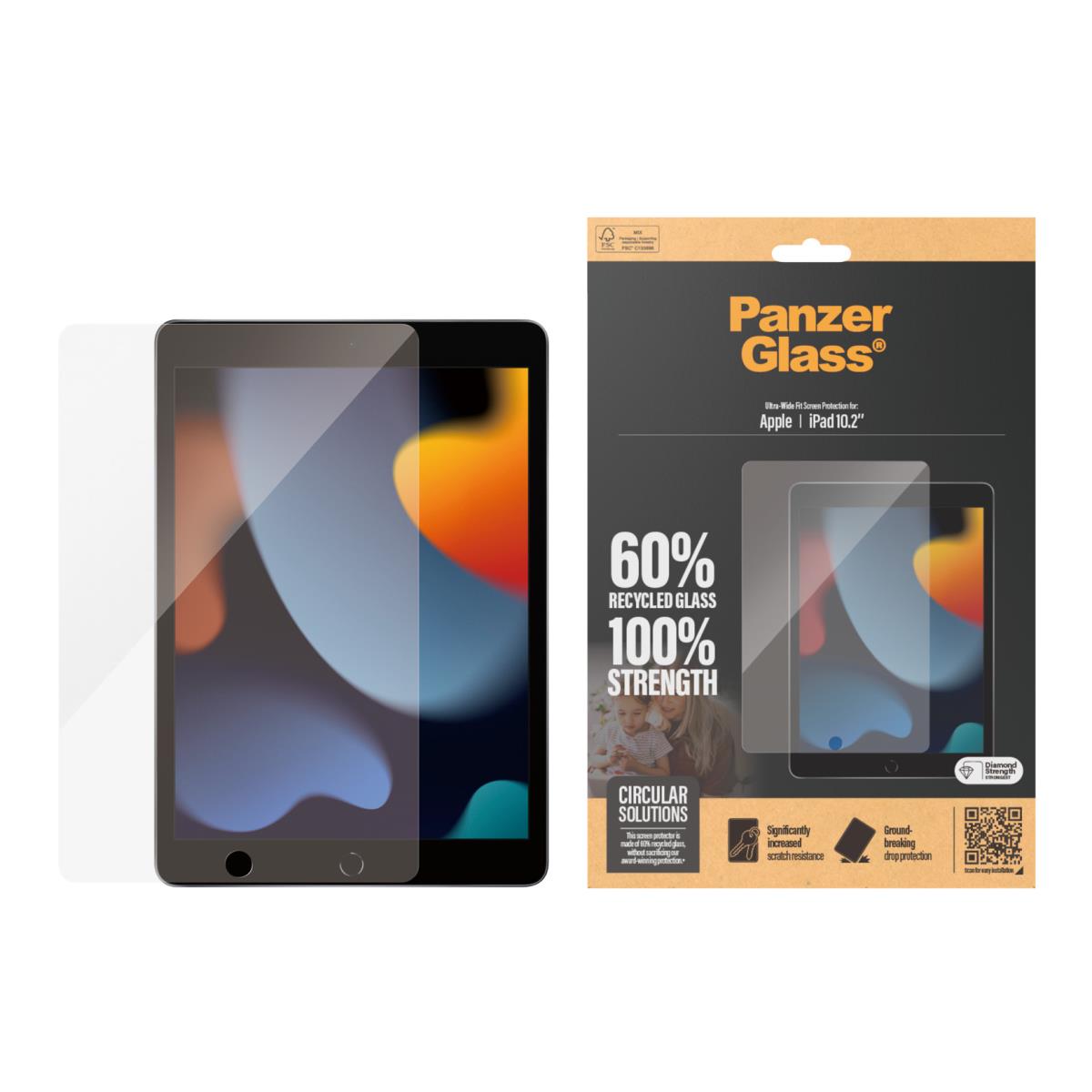 Screen Protector For iPad 10.2in Ultra-wide Fit