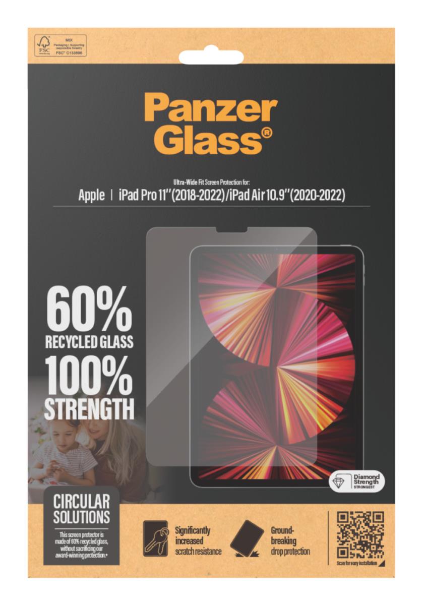 Screen Protector For iPad Pro 11IN and iPad Air 10.9IN Ultra-Wide Fit