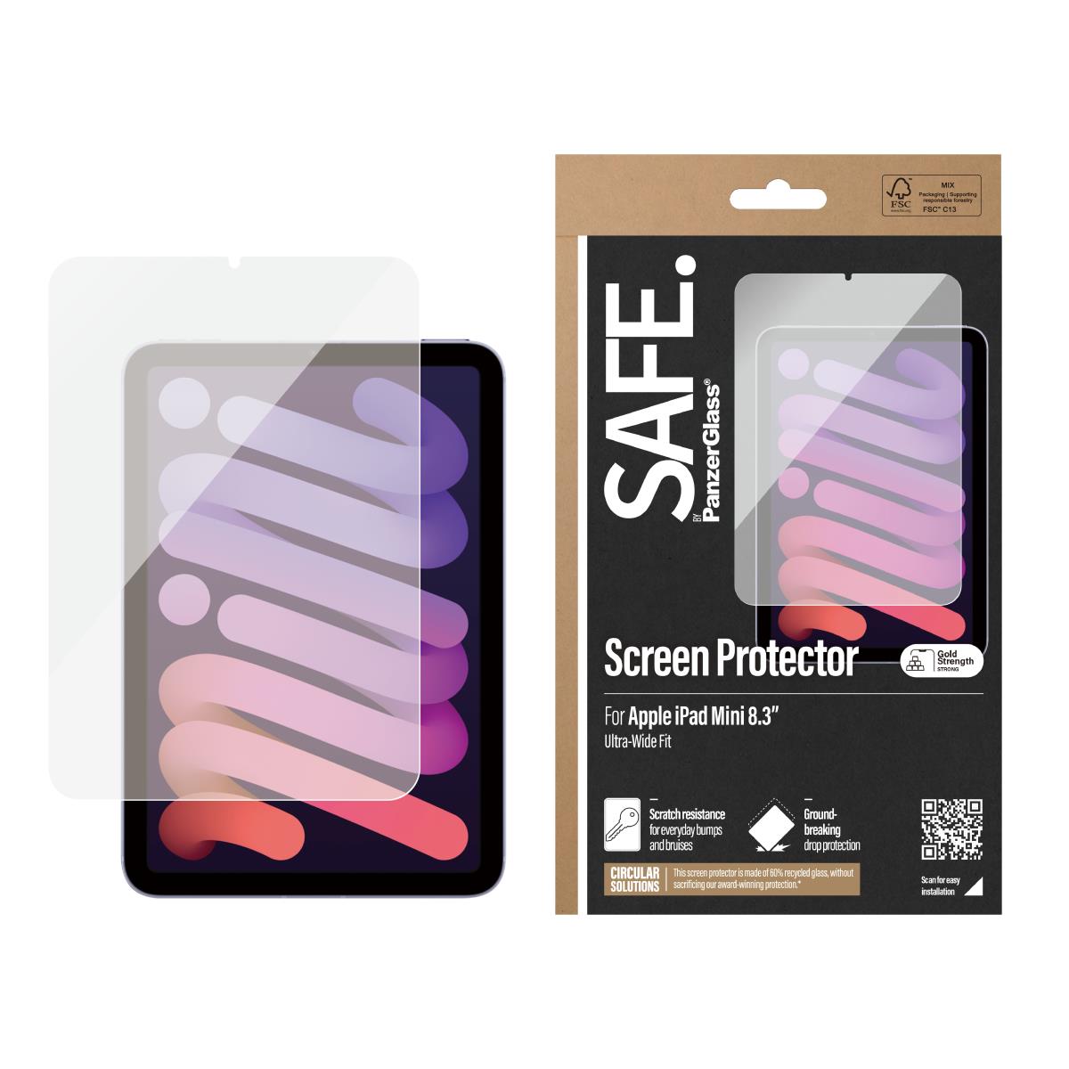 Screen Protector for iPad Mini 8.3 In Ultra-Wide Fit