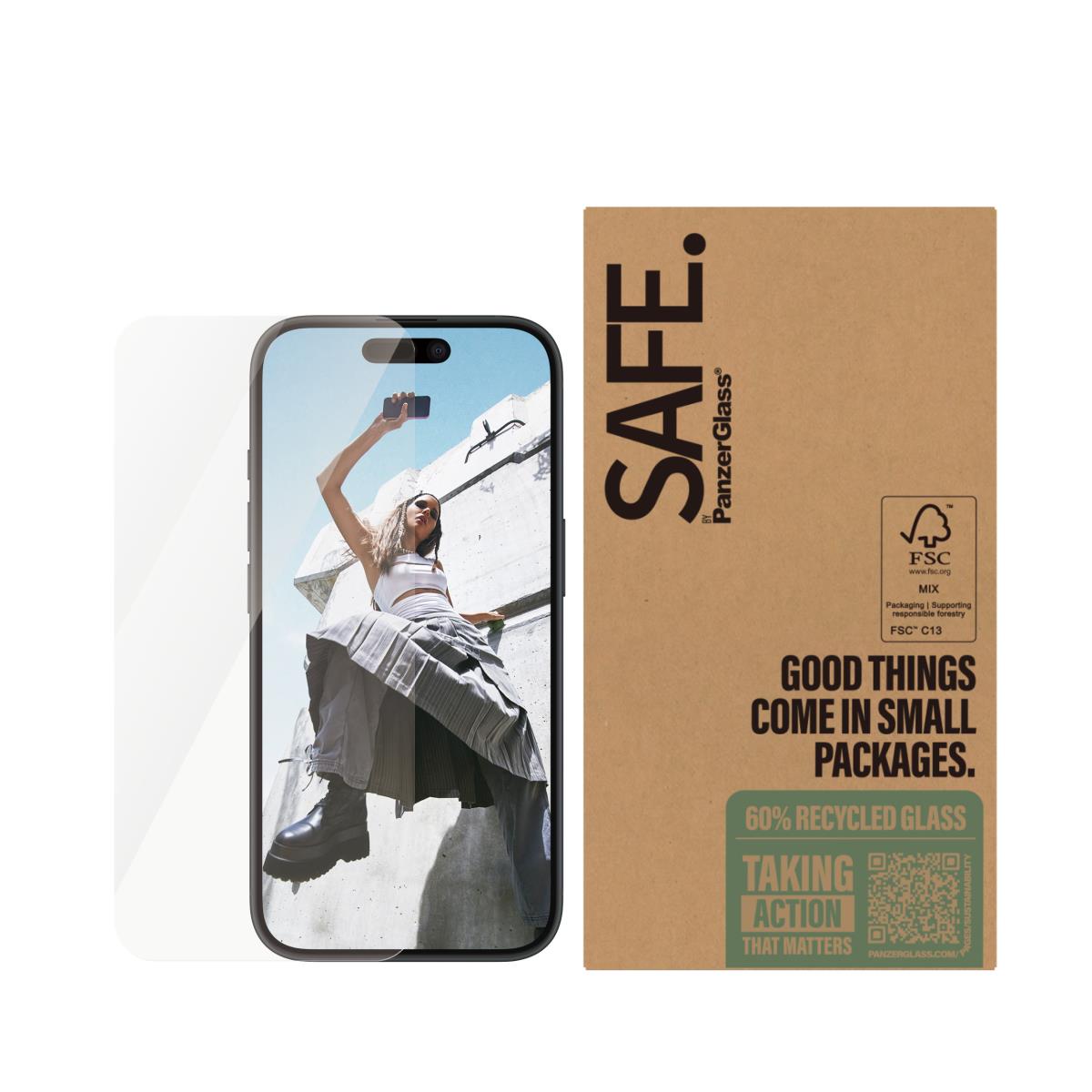 Screen Protector for iPhone 16 6.1in Ultra Wide Fit