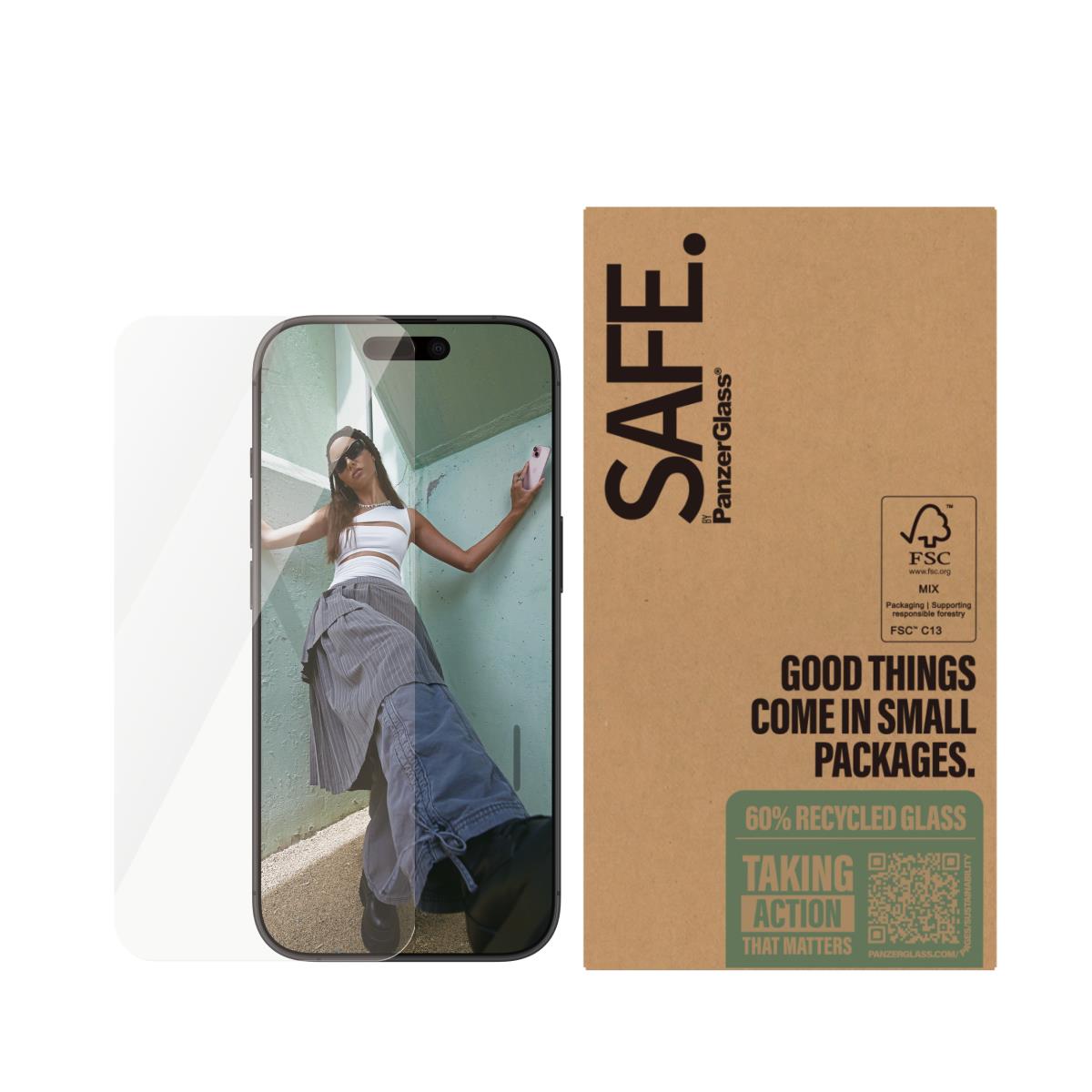 Screen Protector for iPhone 16 6.3in Pro Ultra Wide Fit