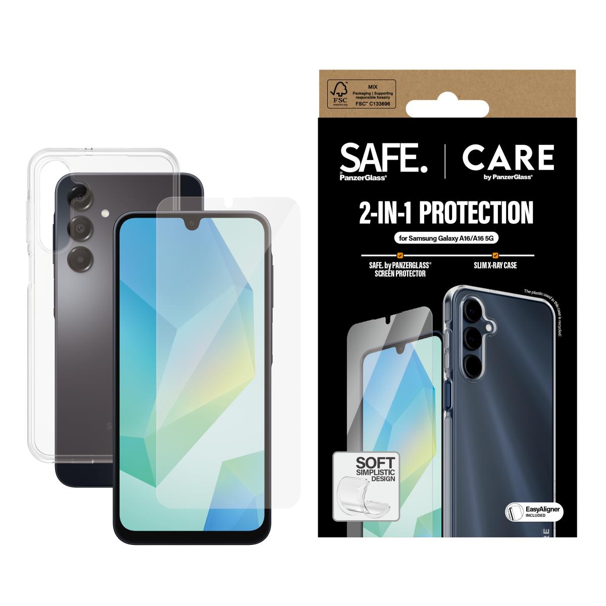 CARE by PanzerGlass Fashion 2-in-1 Bundle Samsung A16 and A16 5G