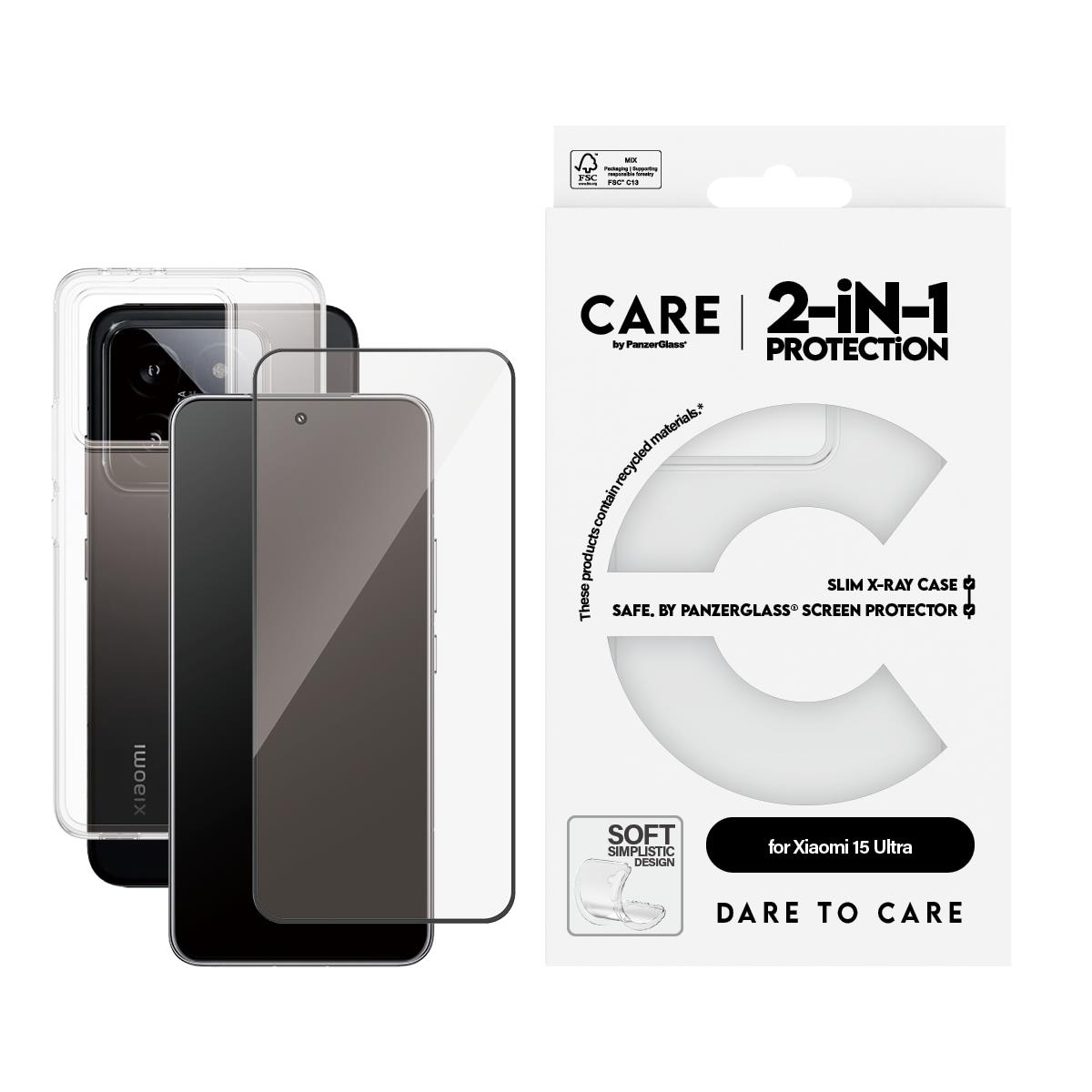 CARE by PanzerGlass Fashion 2-in-1 Bundle Xiaomi 15 Ultra