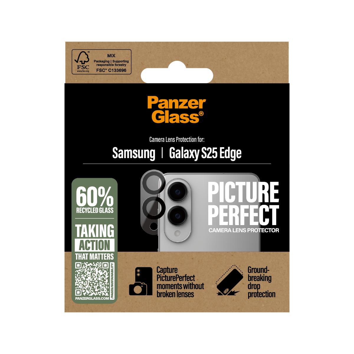 PicturePerfect Lens Protector - Clear - for Samsung Galaxy S25 Edge