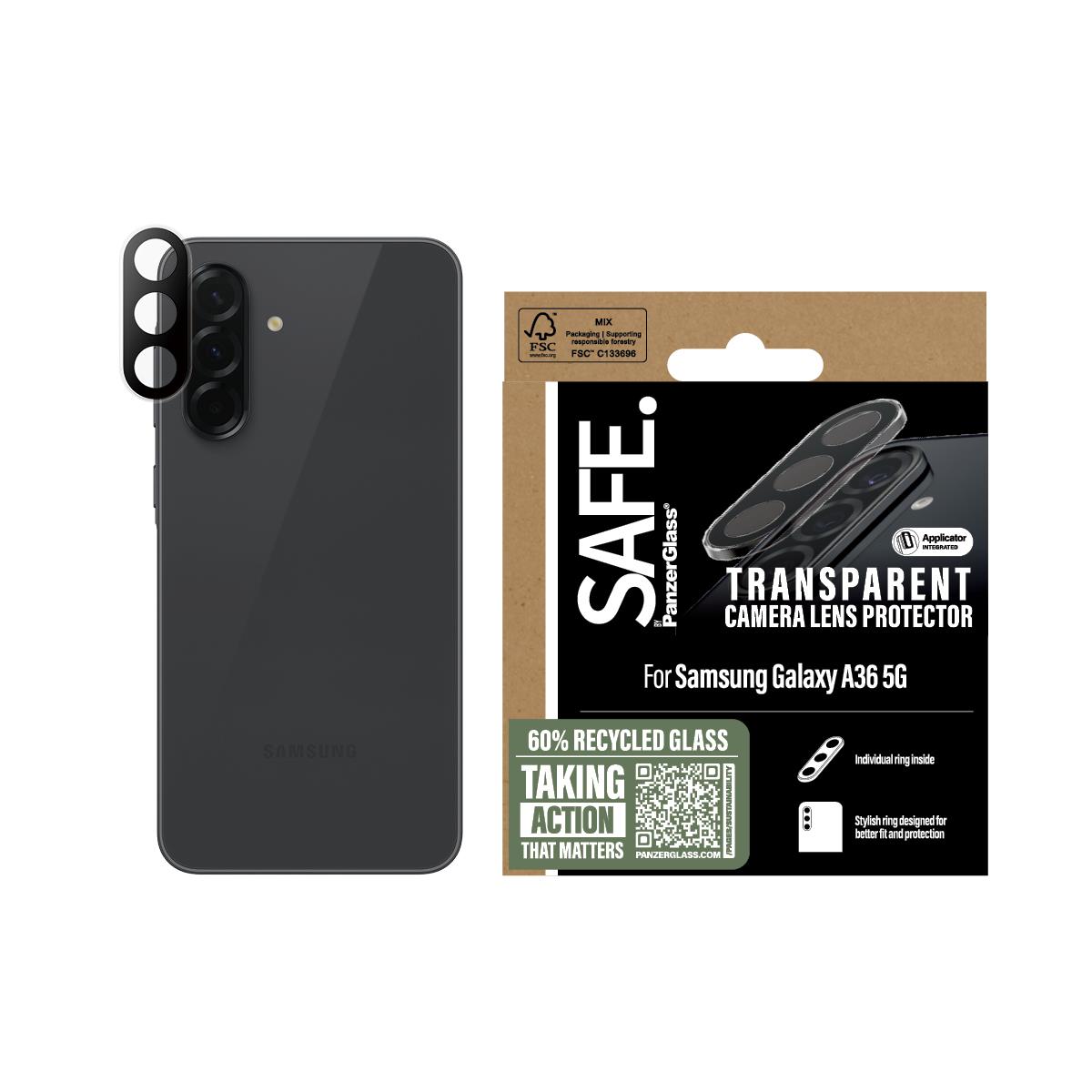 Camera Lens Protector Transparent Samsung A36 5G