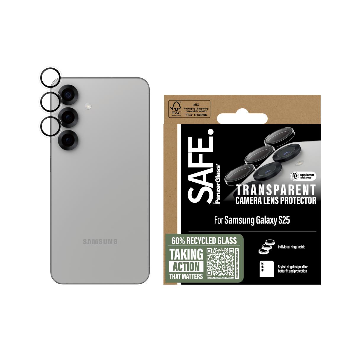 Camera Lens Protector Transparent Samsung S25