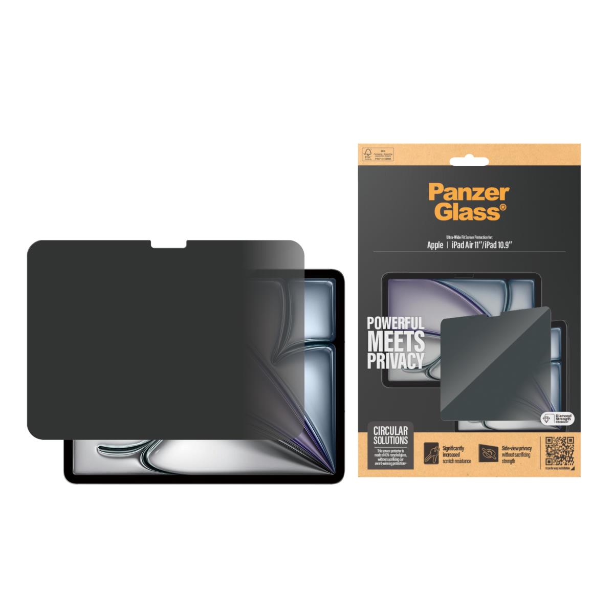 Privacy Screen Protector UWF - Clear - for Apple iPad Air 11in