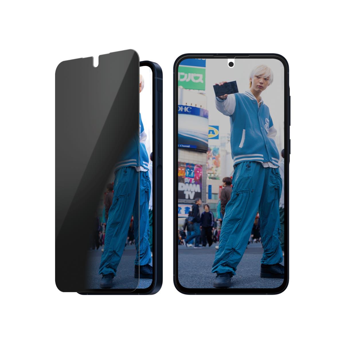 Privacy Screen Protector - Ultra-Wide Fit Glass - Clear - for Samsung Galaxy A56 5G