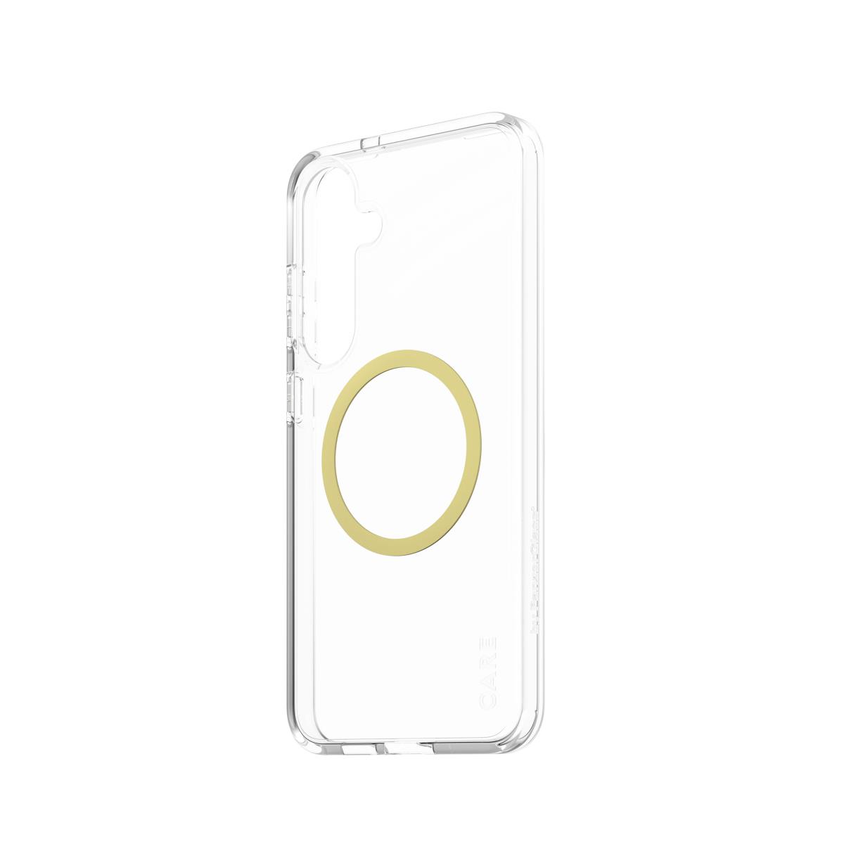 CARE by PanzerGlass Flagship Case Transparent Urban Combat with Color1 QI Compatible Samsung S25 Plu