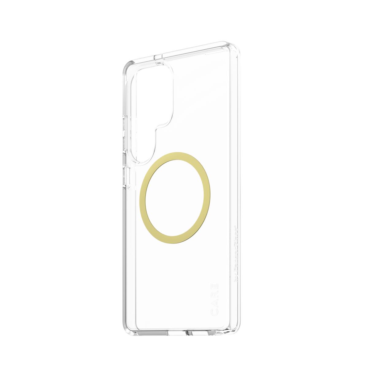 CARE by PanzerGlass Flagship Case Transparent Urban Combat with Color1 QI Compatible Samsung S25 Ult