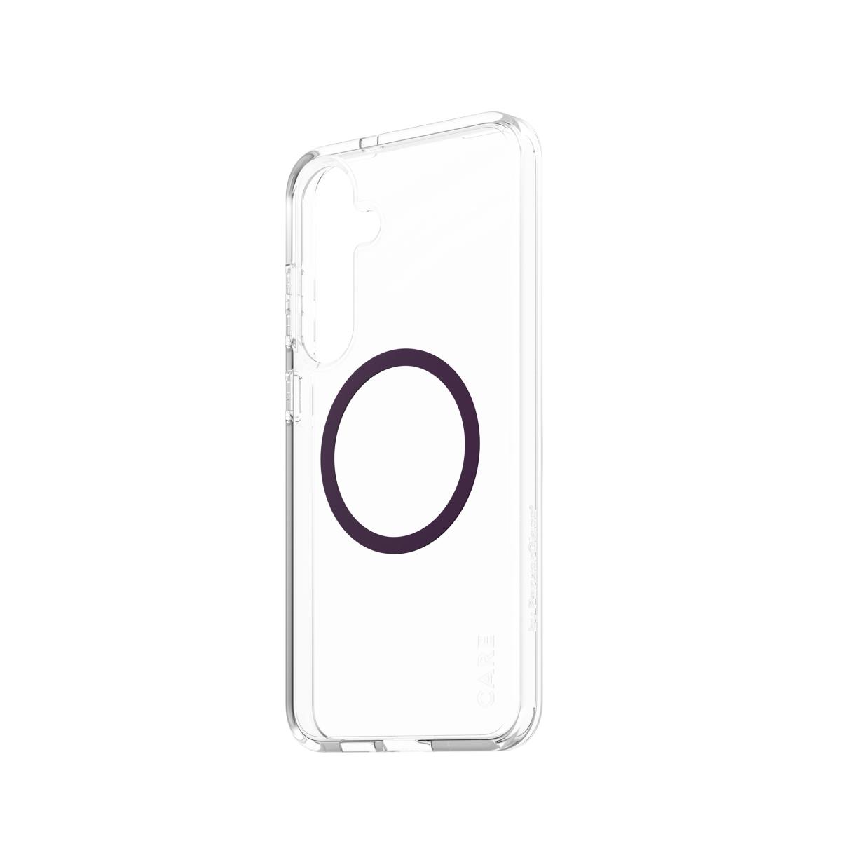 CARE by PanzerGlass Flagship Case Transparent Urban Combat with Color2 QI Compatible Samsung S25 Plu