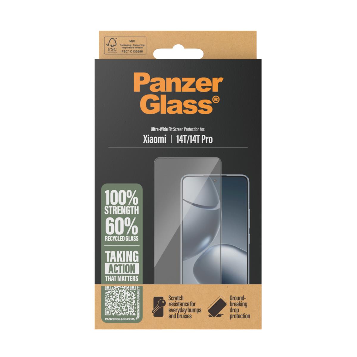 Screen Protector For Xiaomi 14T Pro 5G Ultra-Wide Fit