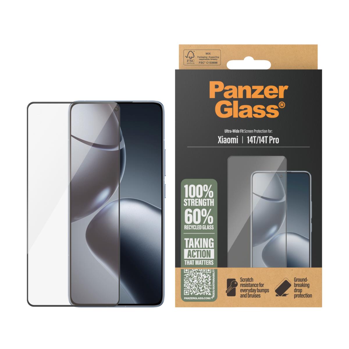 Screen Protector For Xiaomi 14T Pro 5G Ultra-Wide Fit