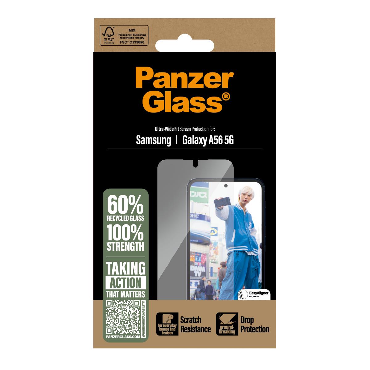 Screen Protector for Samsung A56 5G Ultra Ultra-Wide Fit
