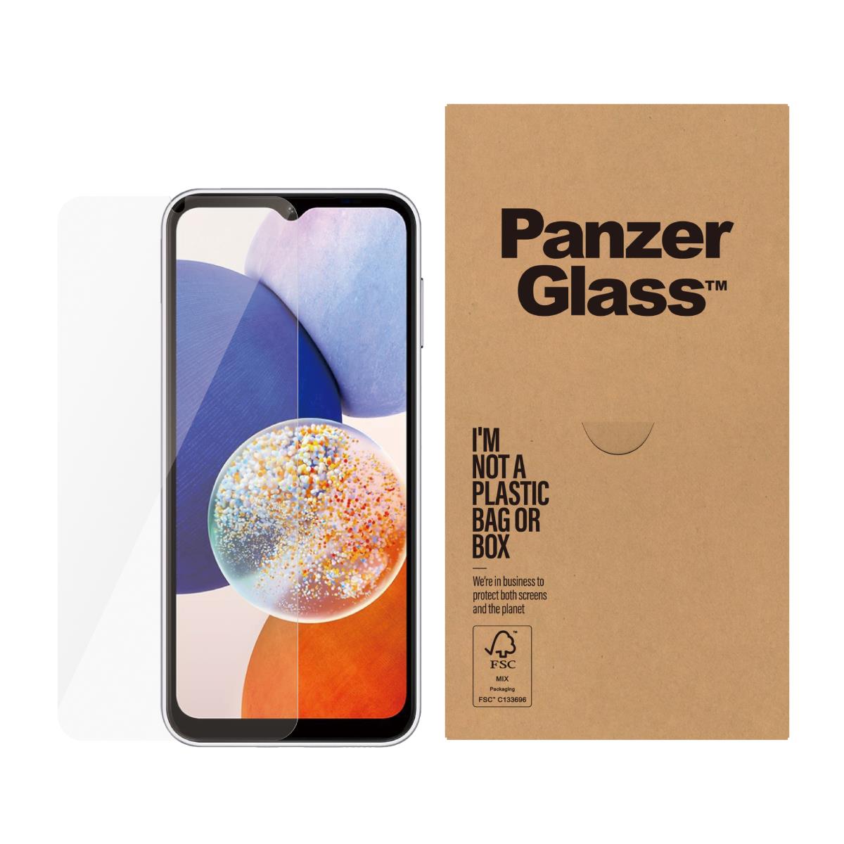 Screen Protector for Samsung Galaxy A14 / A14 5G Ultra-Wide Fit
