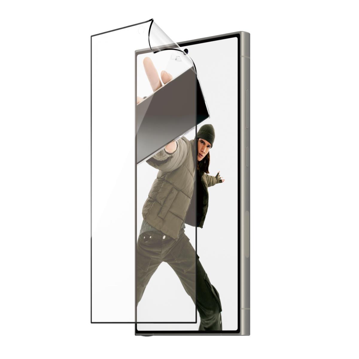 Screen Protector for amsung Galaxy S 24 Ultra rPET with D3O Ultra-Wide Fit With applicator