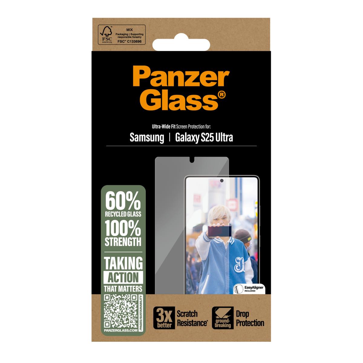 Screen Protector for Samsung S25 Ultra Ultra-wide Fit