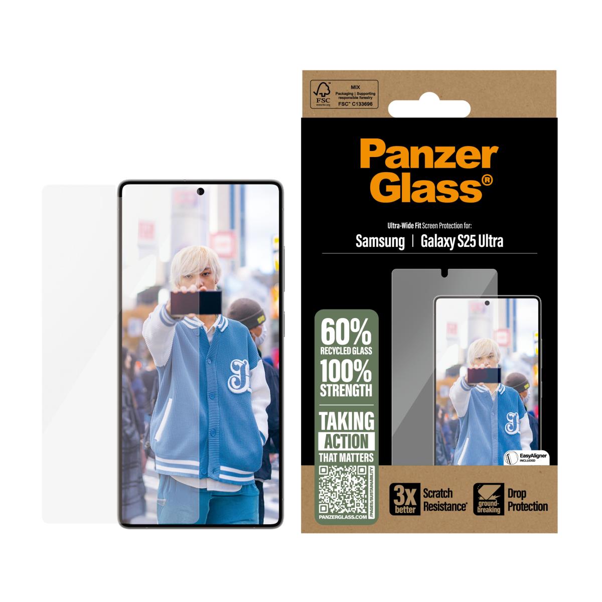 Screen Protector for Samsung S25 Ultra Ultra-wide Fit