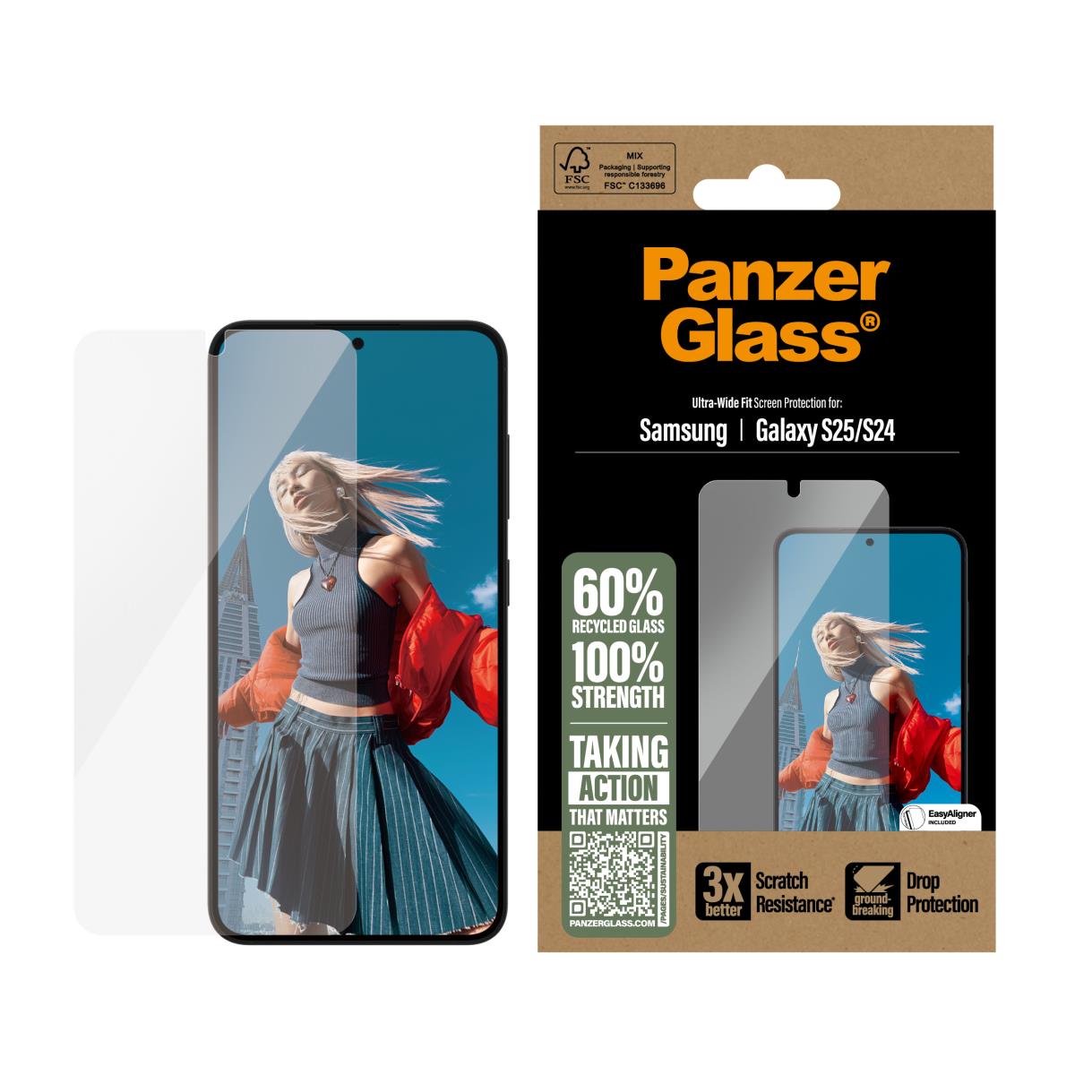 Screen Protector for Samsung S25 Ultra-wide Fit