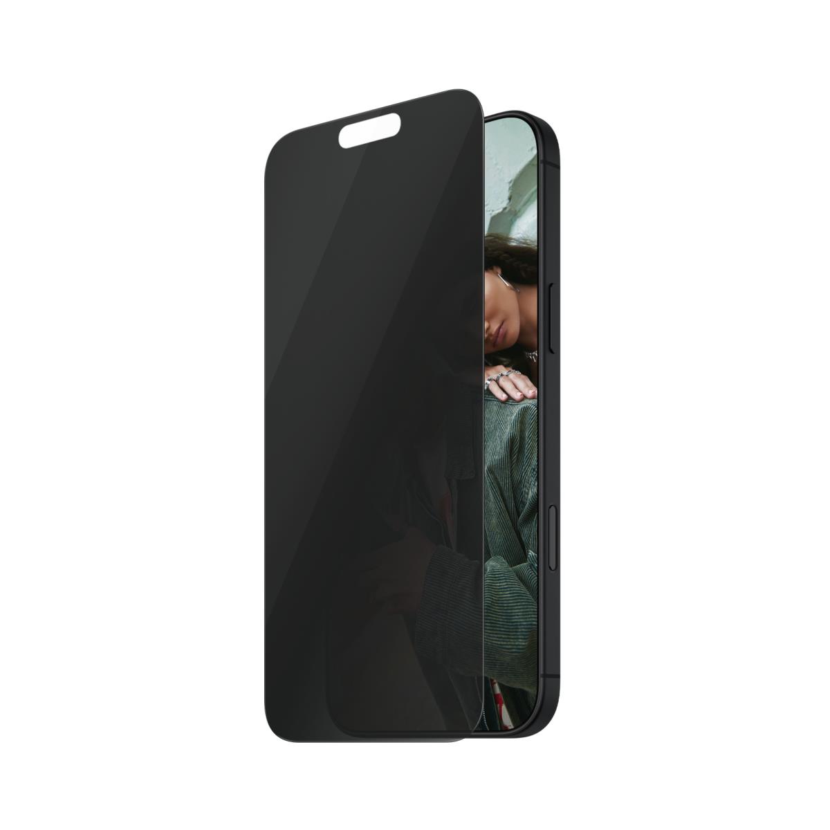 Privacy Screen Protector for iPhone 16 6.3in Pro Ultra Wide Fit