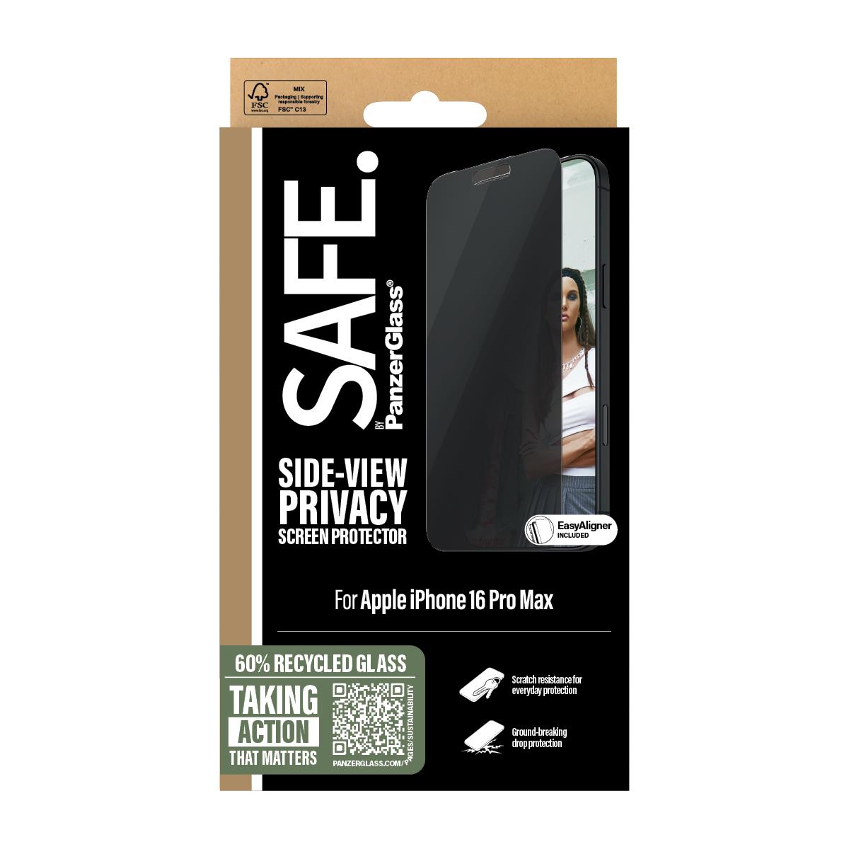 Privacy Screen Protector iPhone 16 6.9in Pro Ultra Wide Fit