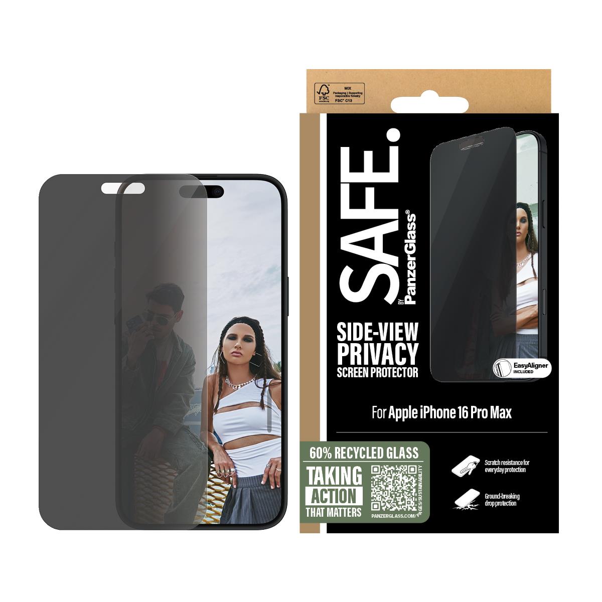 Privacy Screen Protector iPhone 16 6.9in Pro Ultra Wide Fit
